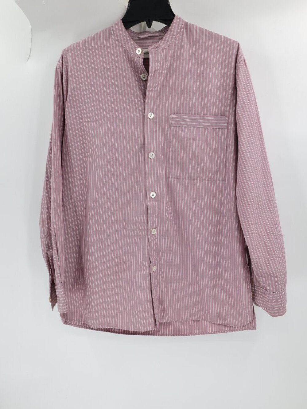 Birkenstock X Tekla Sleep Shirt Womens XS Striped Organic Cotton Button Up